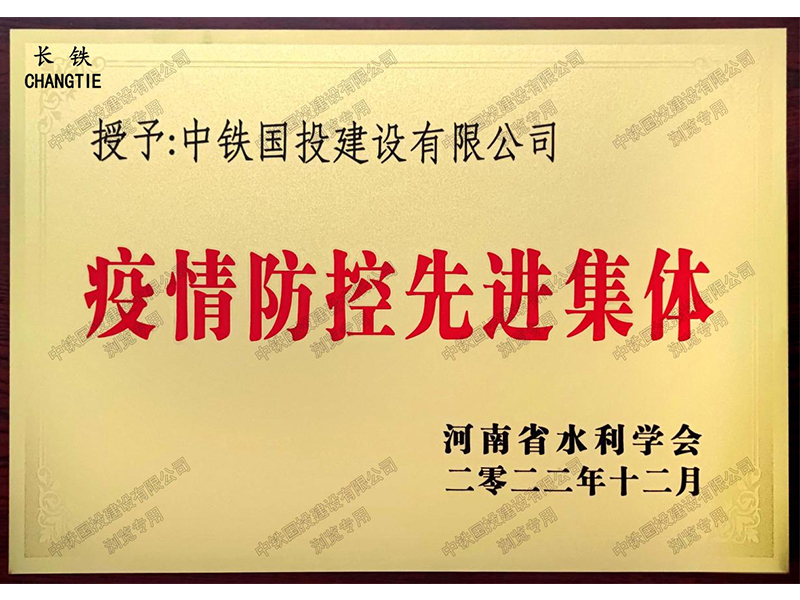 疫情防控先进集体